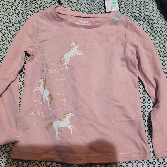 Oshkosh Carter's 3 Piece Toddler Girl Unicorn Flower Pants Set 2T - Picture 3 of 7